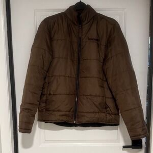 Timberland Dark Brown Quilted Jacket